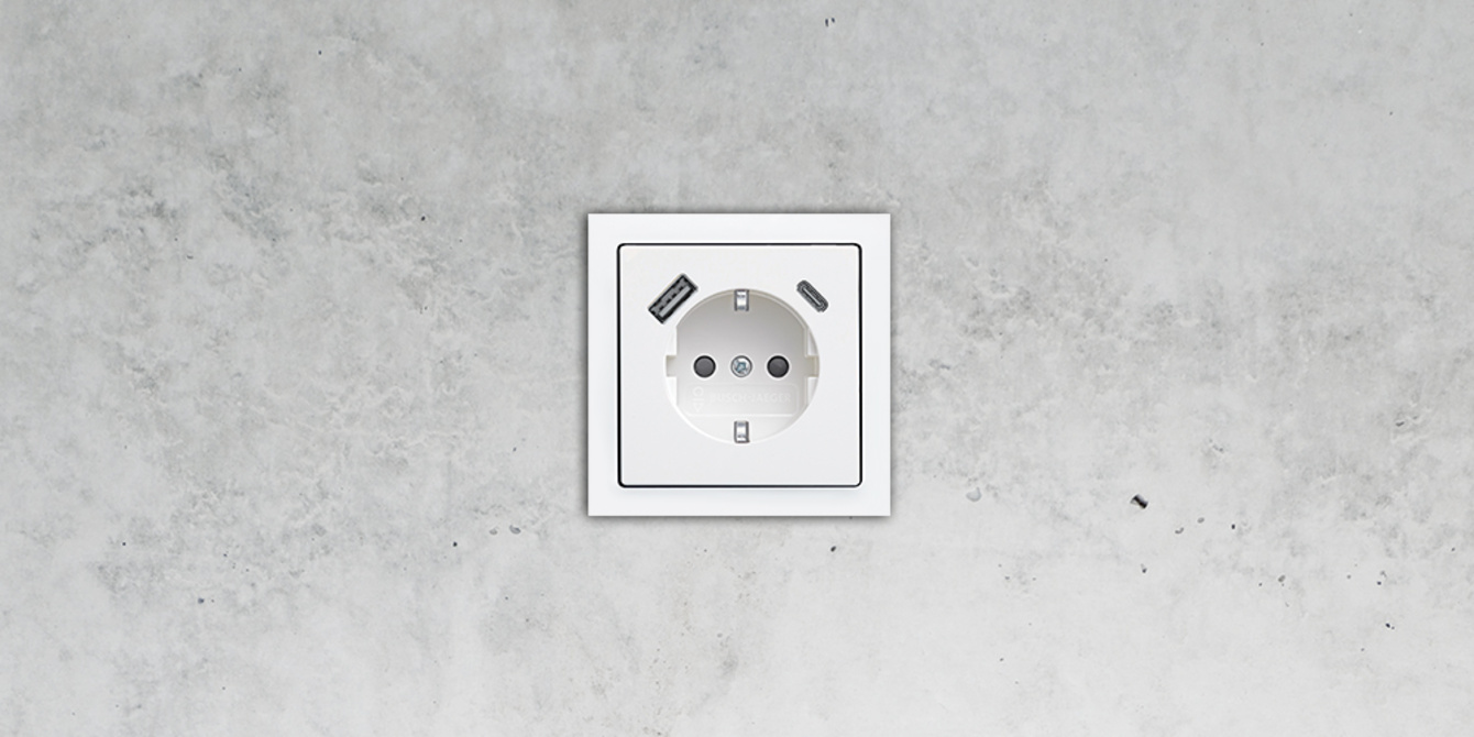 SCHUKO® USB-Steckdose bei Elektro, IT, Sicherheitssysteme & Service Hoffmann Engelhardt GbR in Gotha